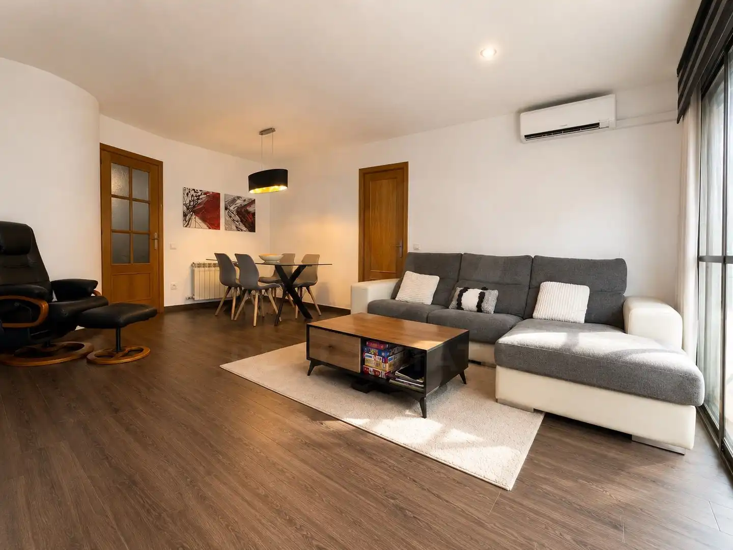 Living room of Duplexes for sale in La Roca del Vallès  with Air Conditioner, Heating and Terrace