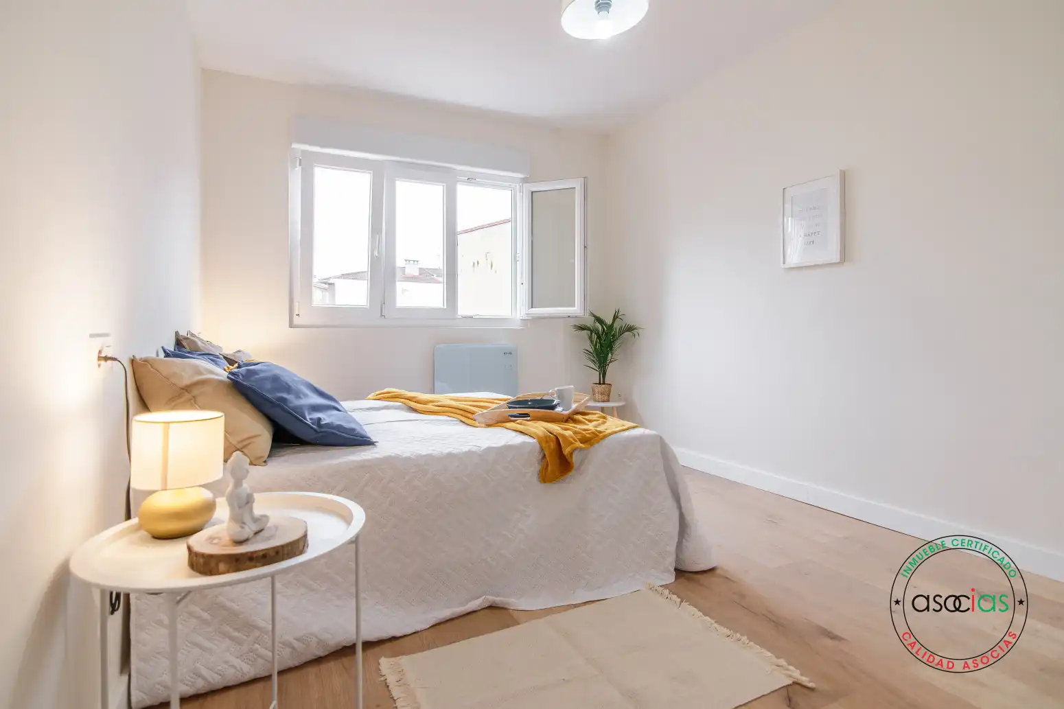 Bedroom of Flat for sale in Corvera de Asturias  with Heating, Private garden and Furnished