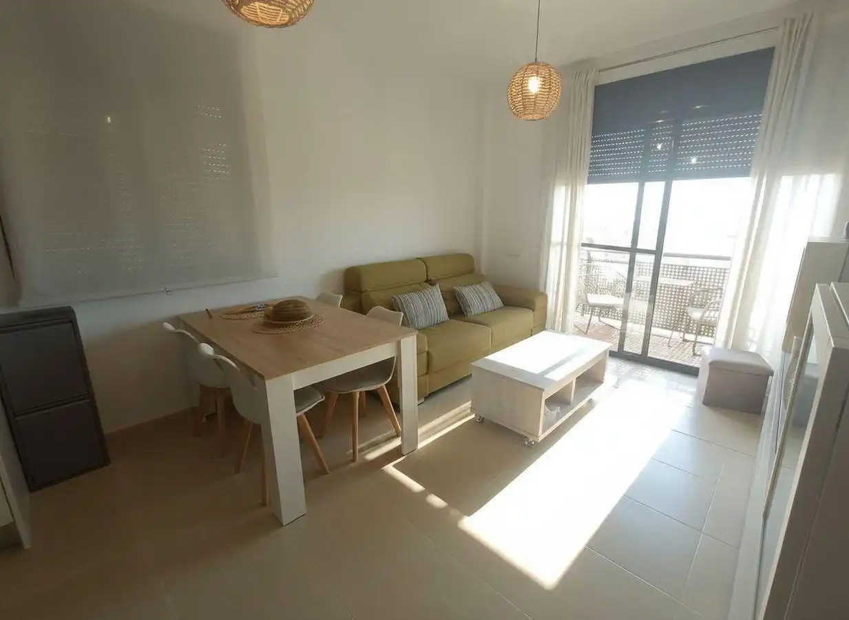 Living room of Flat for sale in La Ràpita  with Terrace, Balcony and Community pool