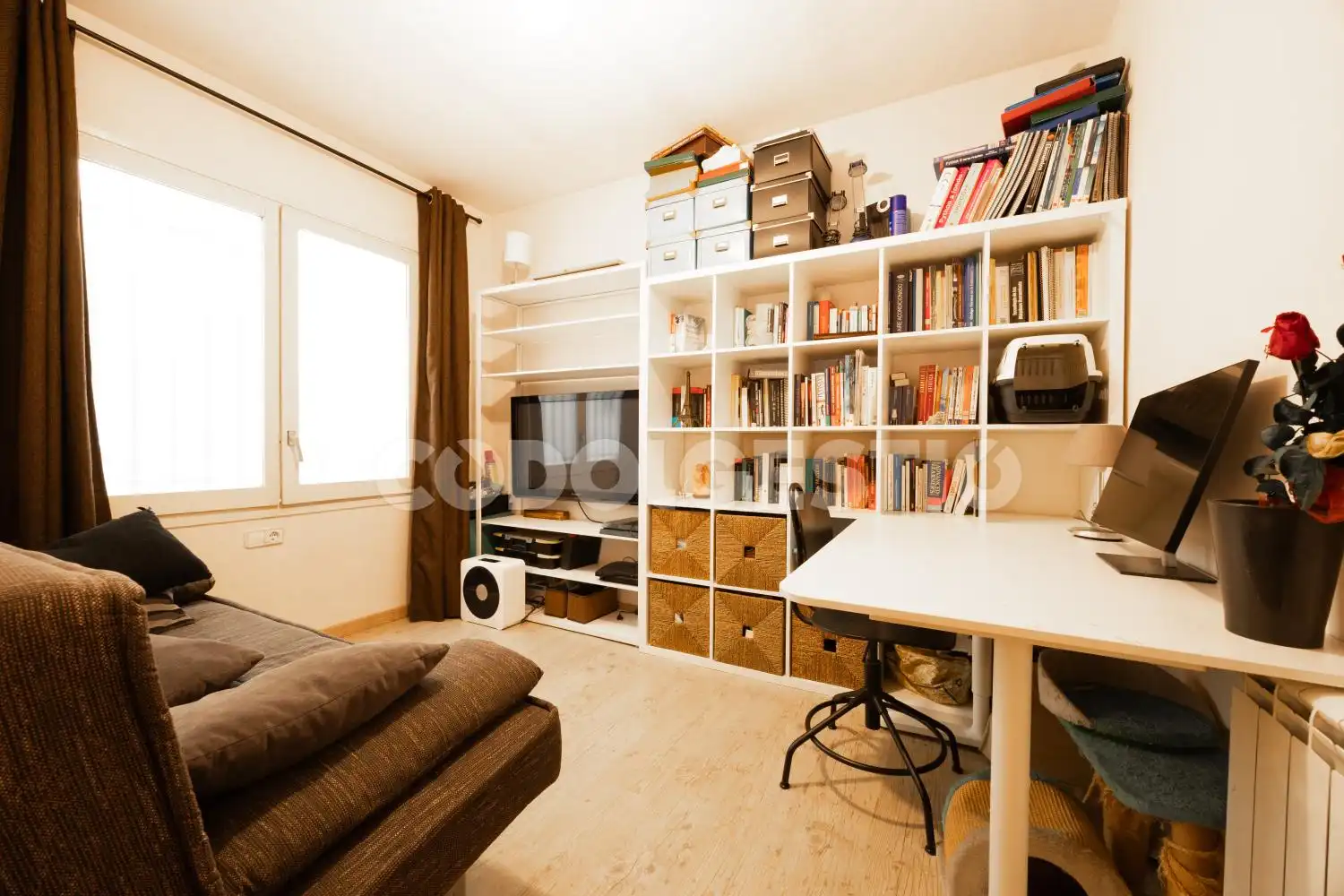 Sala de estar de Piso en venta en Manlleu con Terraza y Balcón