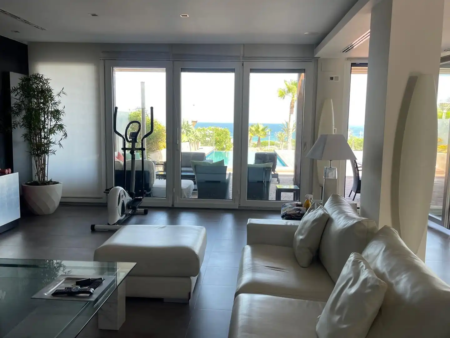 Wohnzimmer von Haus oder Chalet zur Miete in Elche / Elx mit Klimaanlage, Heizung und Privatgarten