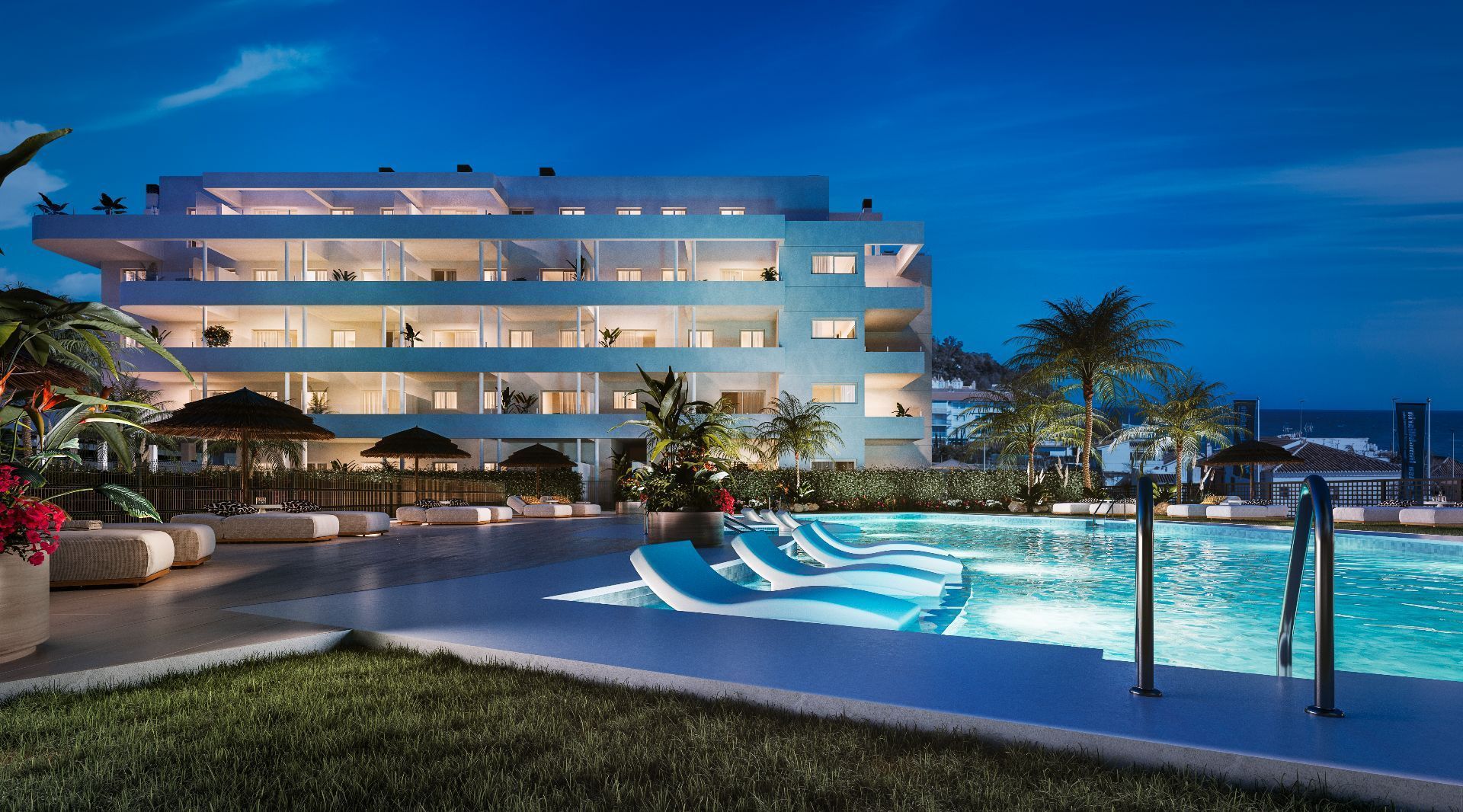 Piscina de Apartament en venda en Algarrobo amb Aire condicionat, Terrassa i Piscina