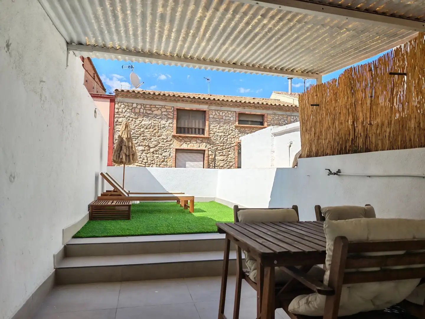 Terraza de Casa o chalet en venta en Centre