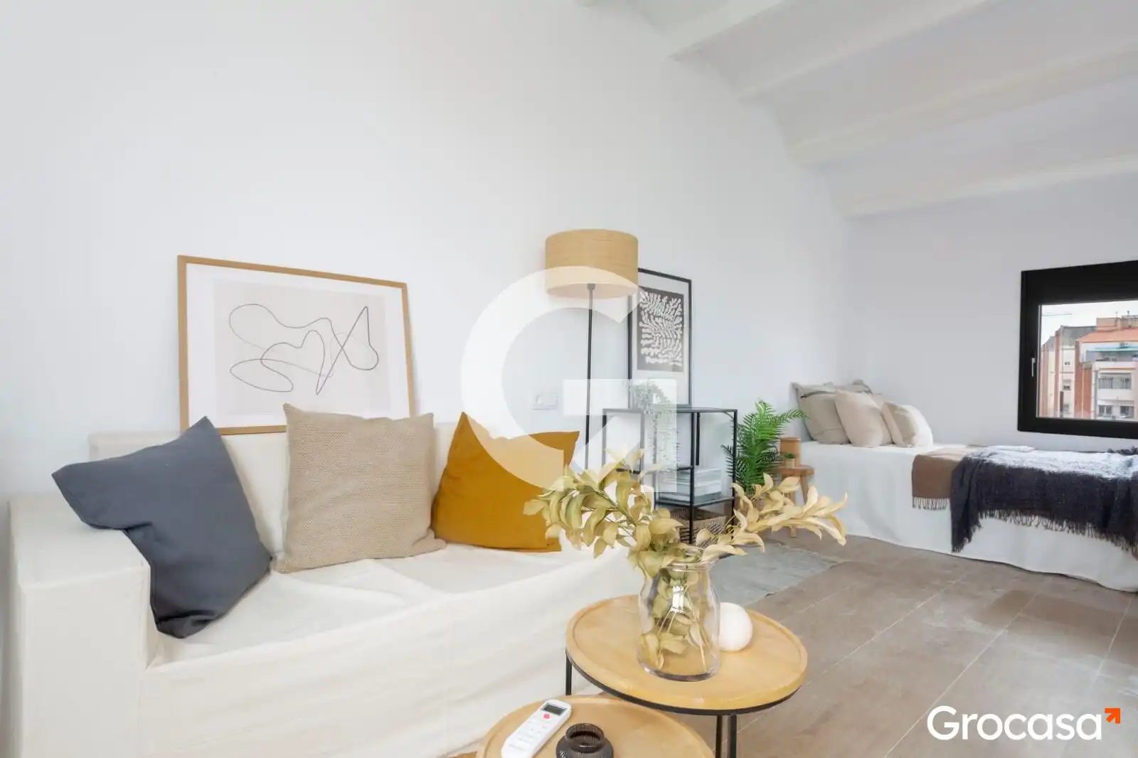 Living room of Study for sale in Sants - Montjuïc