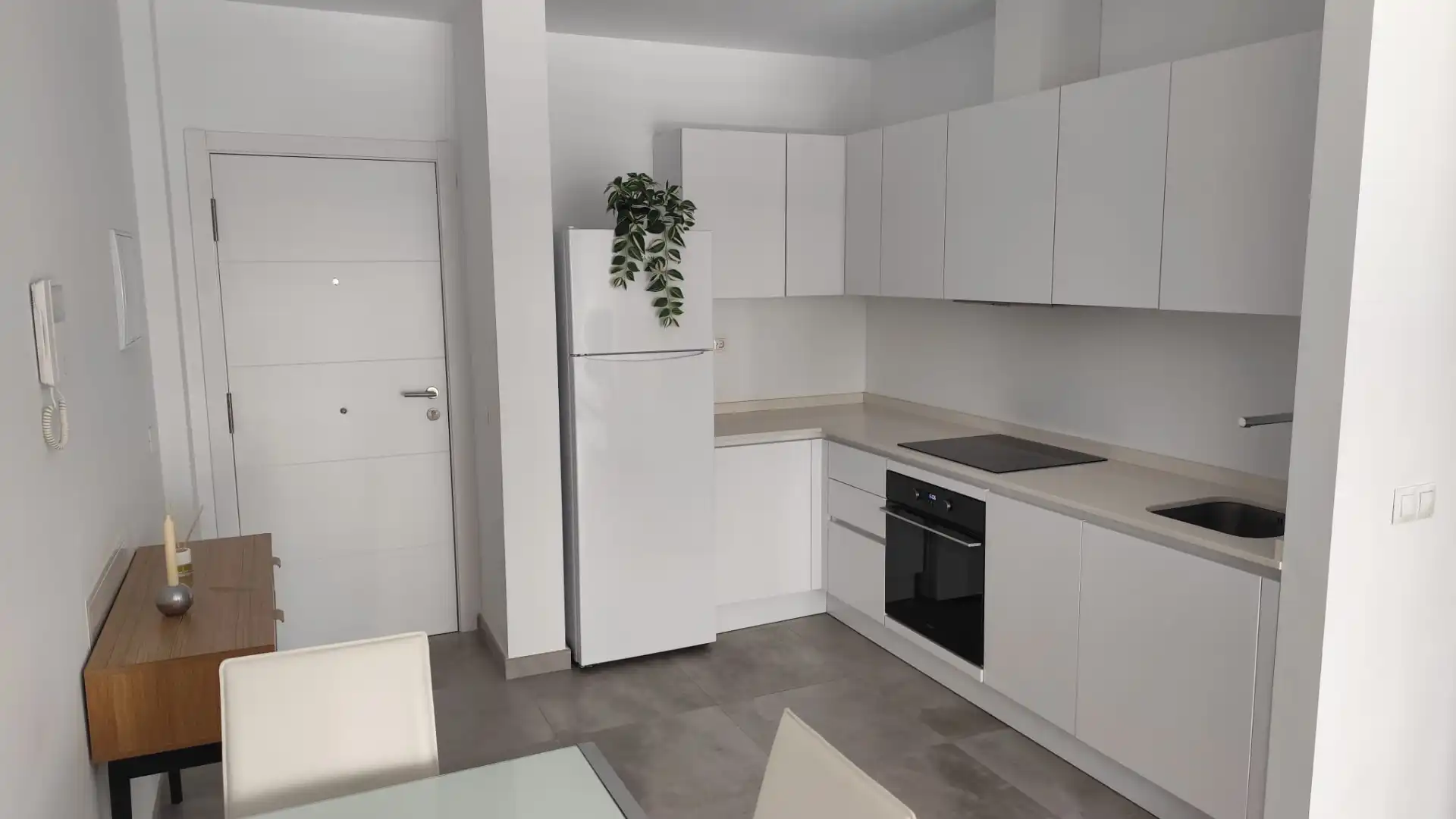 Kitchen of Flat for rent in San Cristóbal de la Laguna  with Furnished, Oven and Washing machine