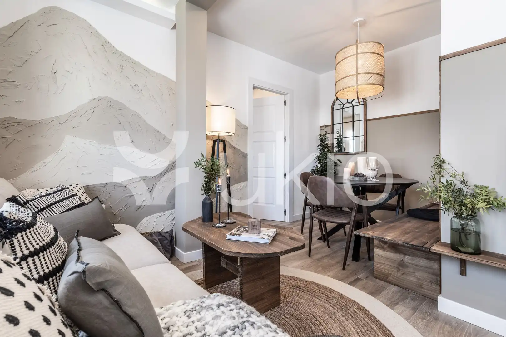 Dormitori de Apartament de lloguer en Madrid amb Terrassa, Moblat i Forn