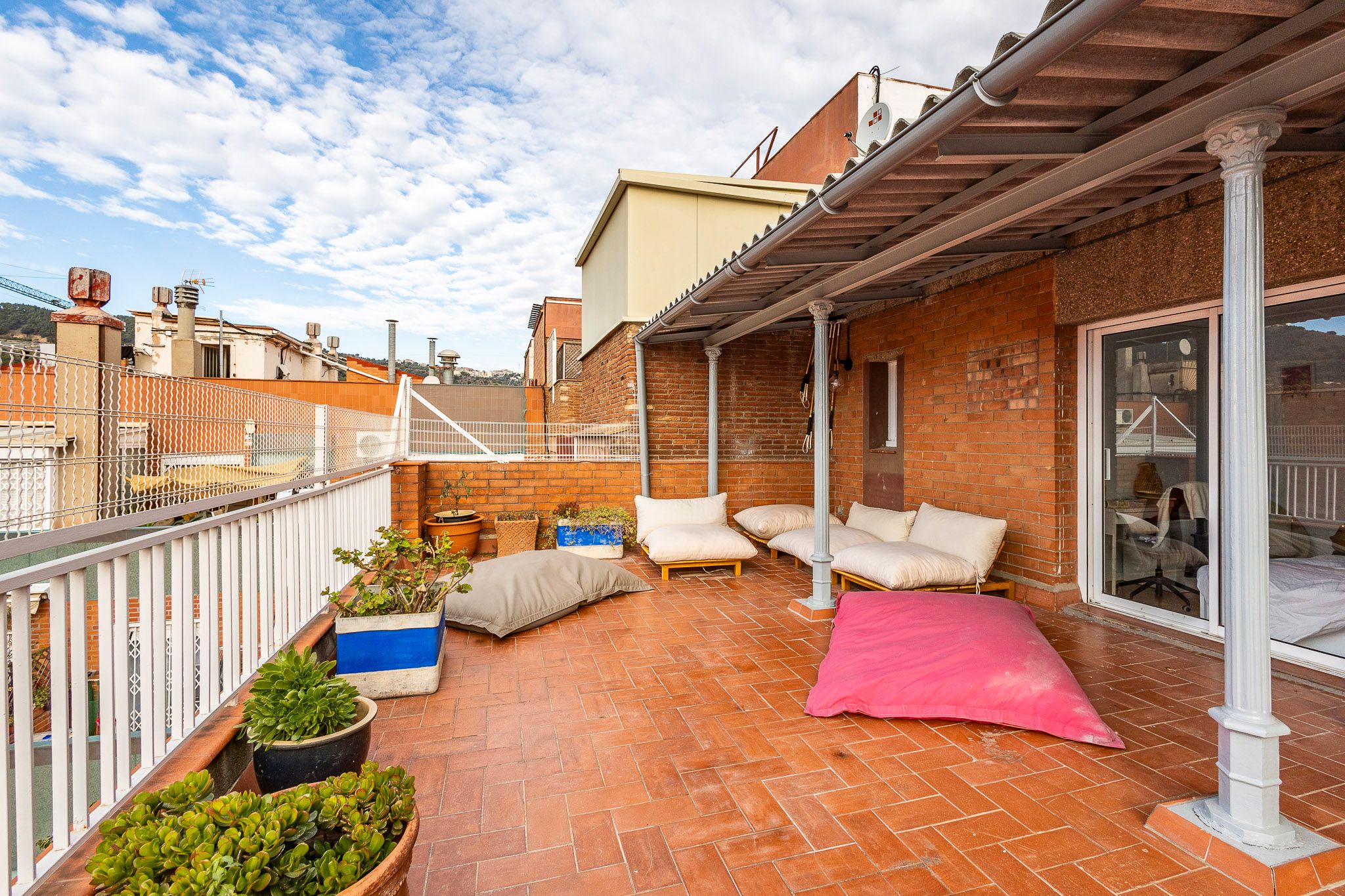 Terrace of Attic for sale in  Barcelona Capital  with Air Conditioner, Heating and Parquet flooring