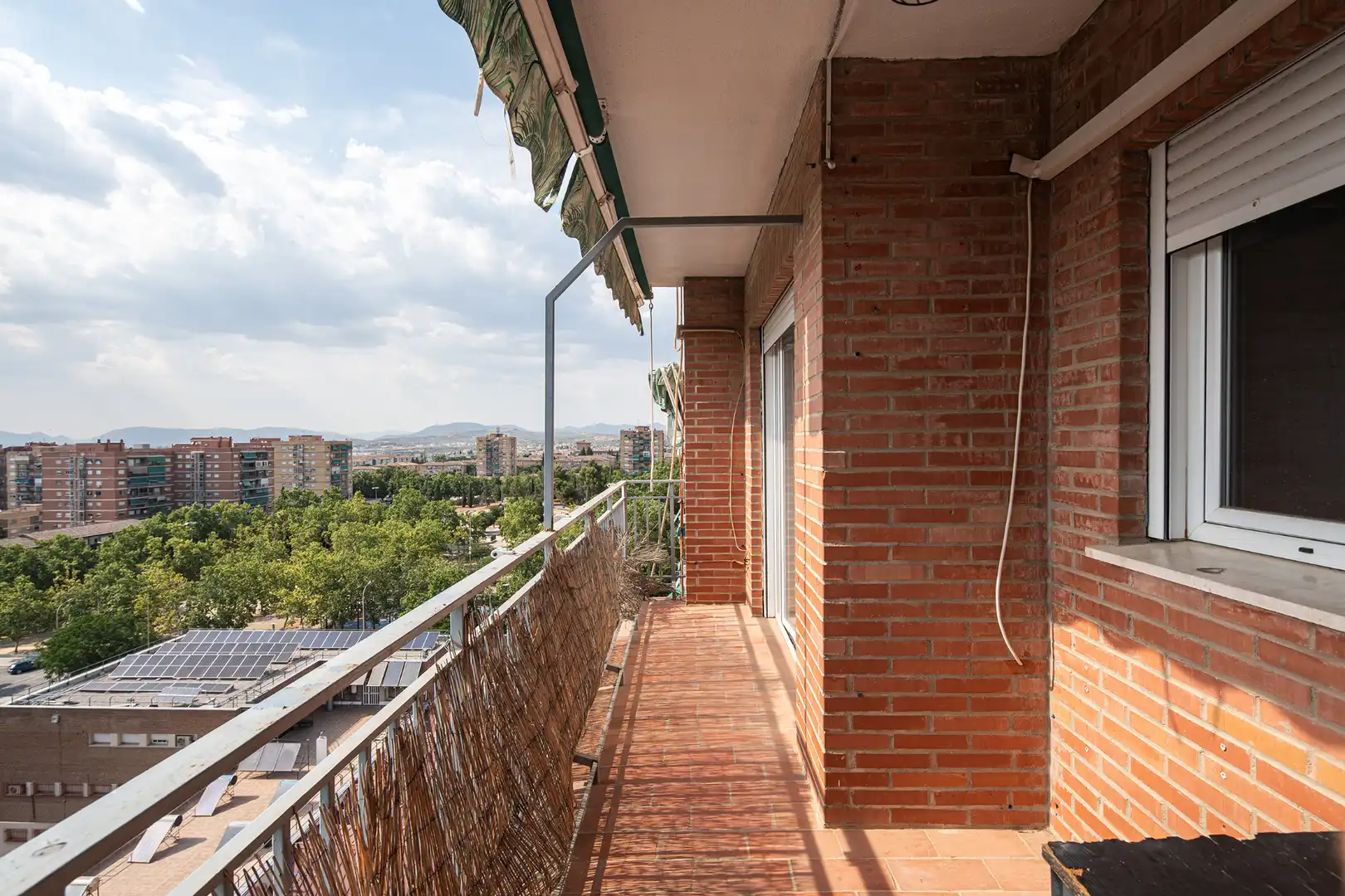 Balcony of Flat for sale in Granada  with Air Conditioner, Parquet flooring and Terrace