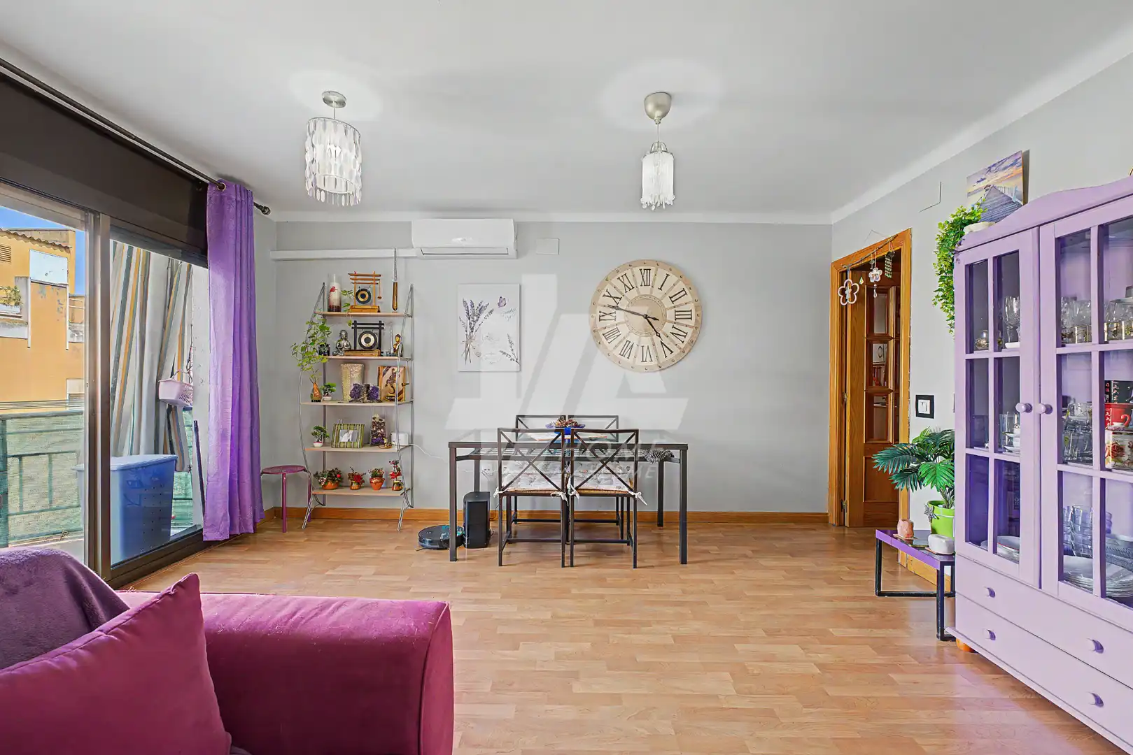 Sala d'estar de Pis en venda en Badalona amb Aire condicionat, Calefacció i Terrassa