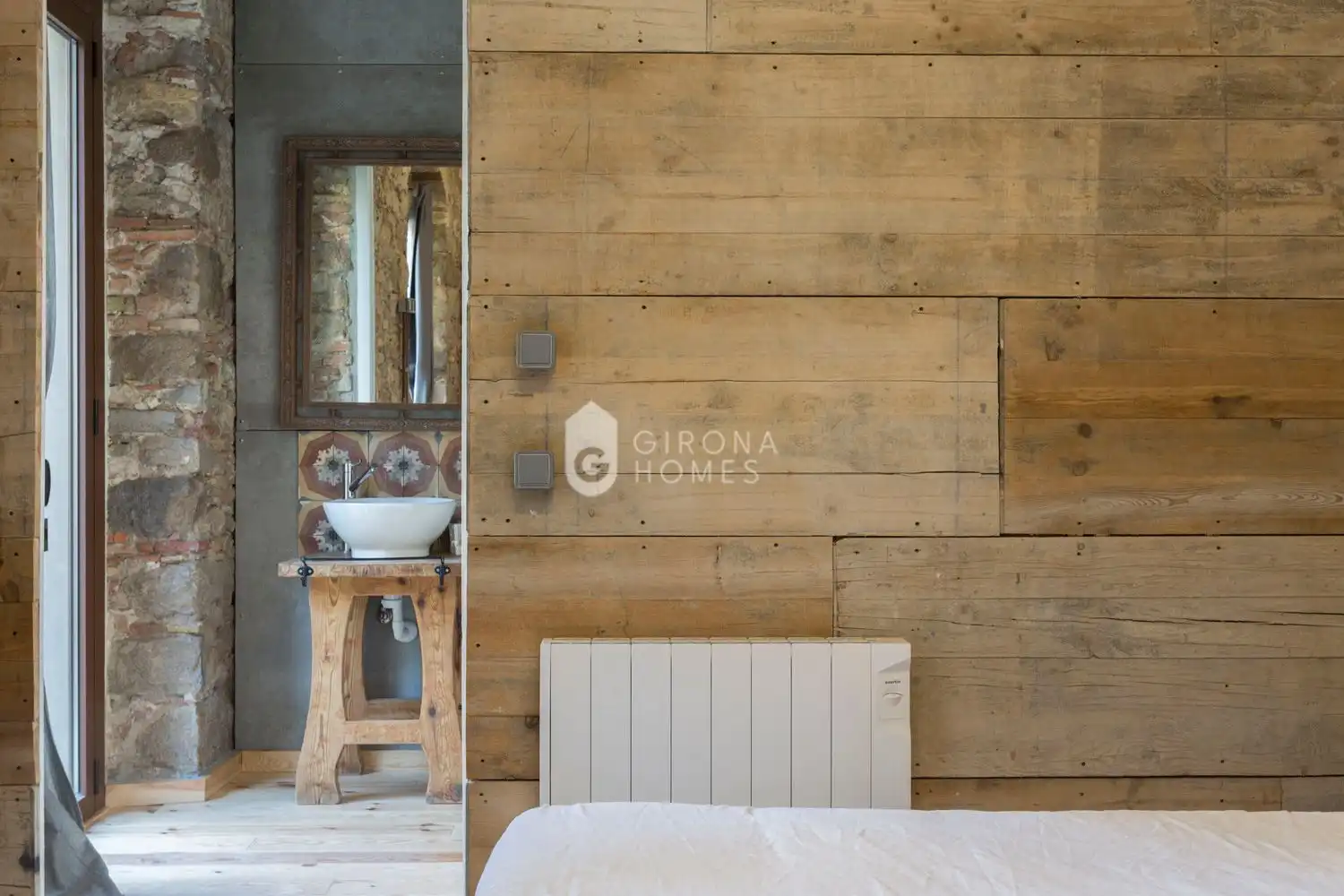 Bedroom of Apartments for sale in Girona  with Heating, Private garden and Terrace