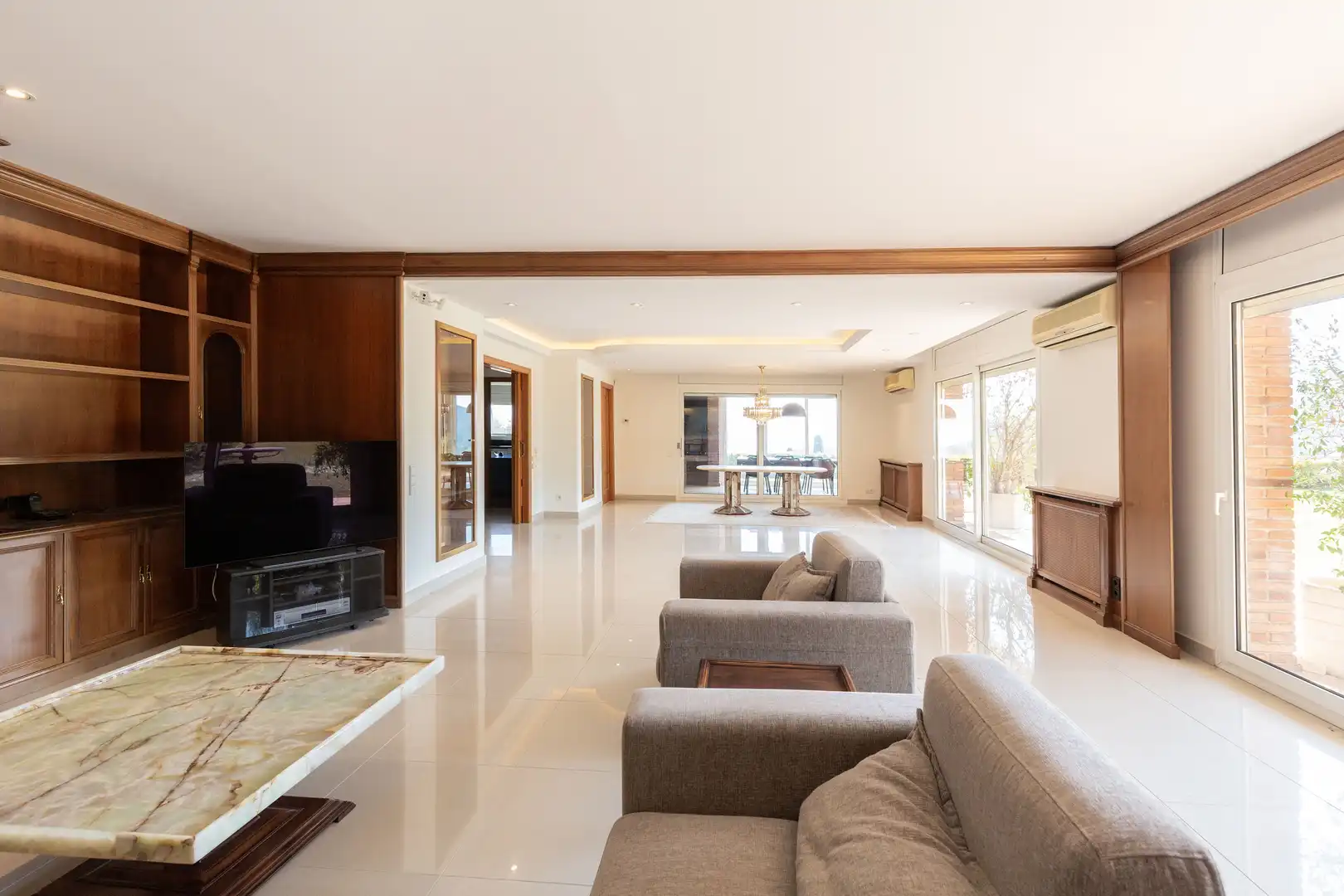 Wohnzimmer von Haus oder Chalet zur Miete in Argentona mit Klimaanlage, Heizung und Terrasse