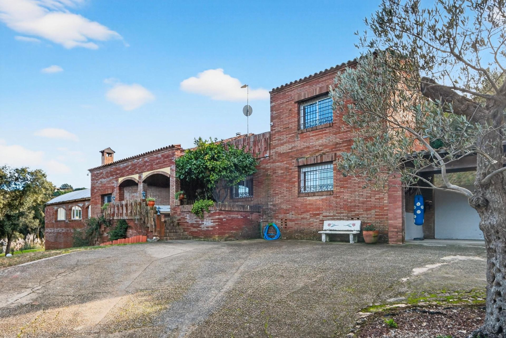 Vista exterior de Casa o xalet en venda en Santa Cristina d'Aro amb Aire condicionat, Calefacció i Jardí privat