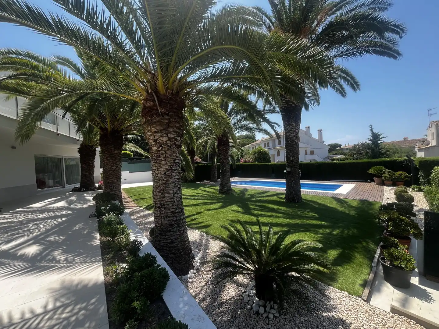 Piscina de Casa o xalet de lloguer en Castell d'Aro, Platja d'Aro i s'Agaró amb Aire condicionat, Calefacció i Terrassa