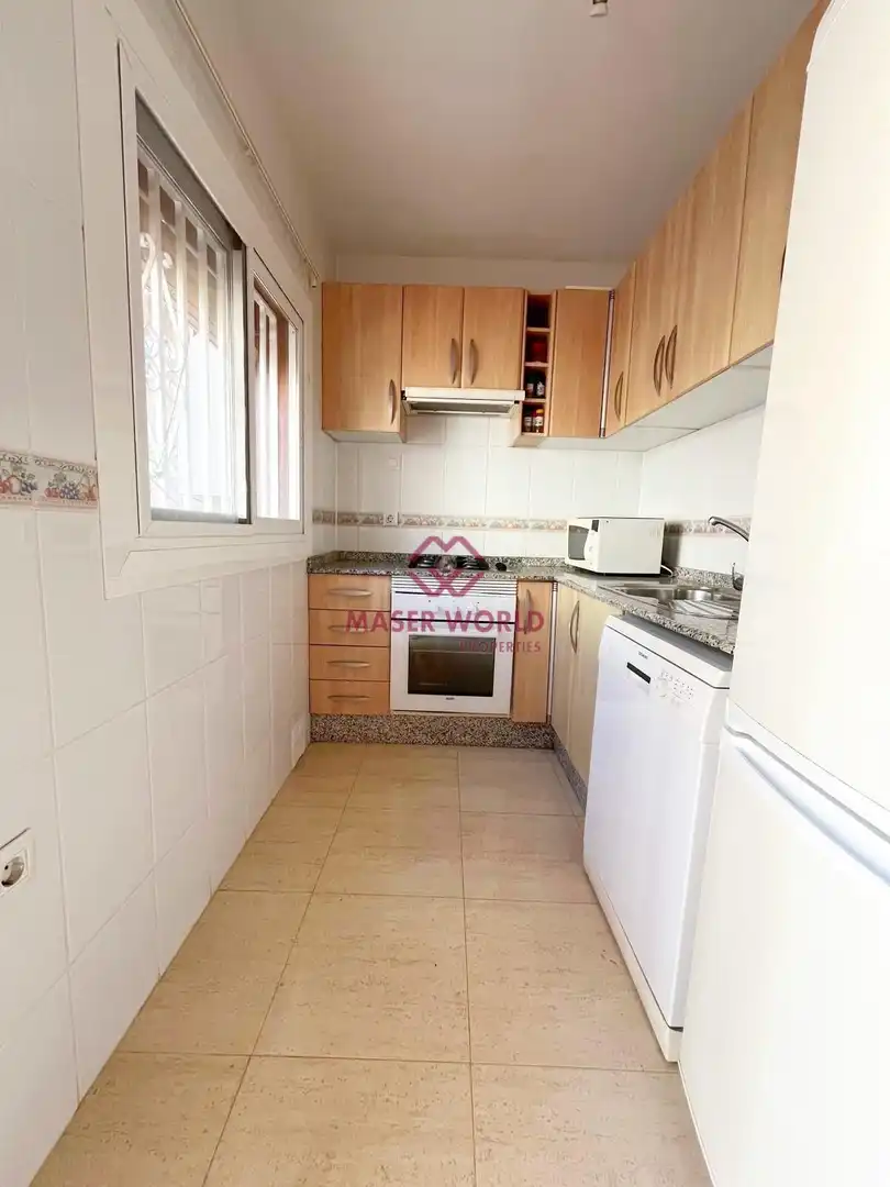 Cuina de Casa o xalet en venda en Mazarrón amb Aire condicionat, Calefacció i Jardí privat