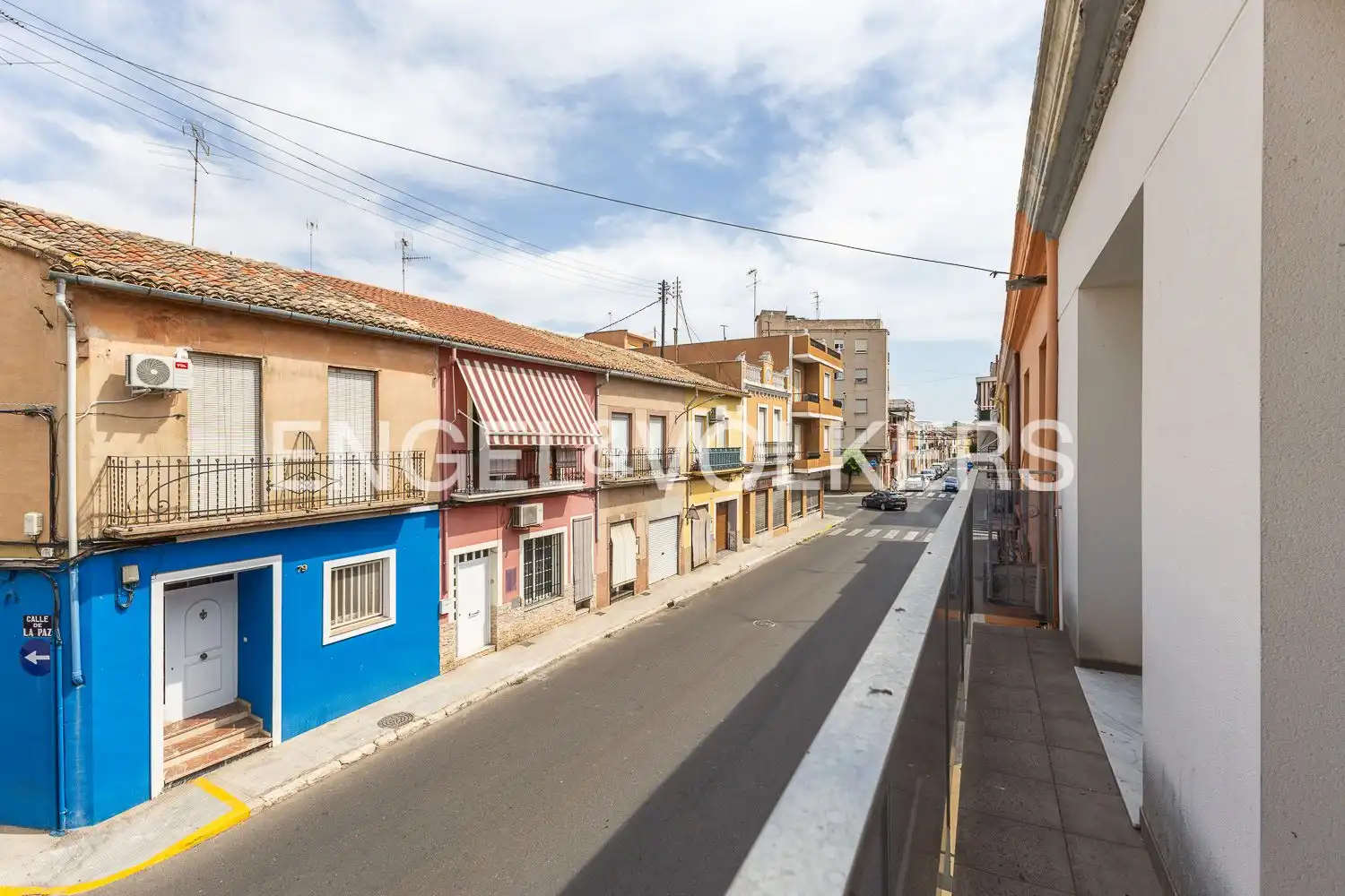 Vista exterior de Casa adosada en venta en Carcaixent con Aire acondicionado, Calefacción y Terraza