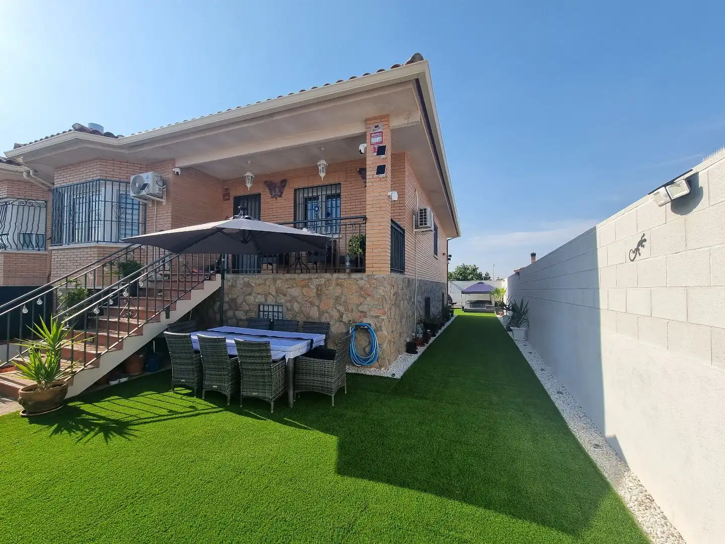 Terrassa de Casa o xalet en venda en Hormigos amb Aire condicionat i Piscina