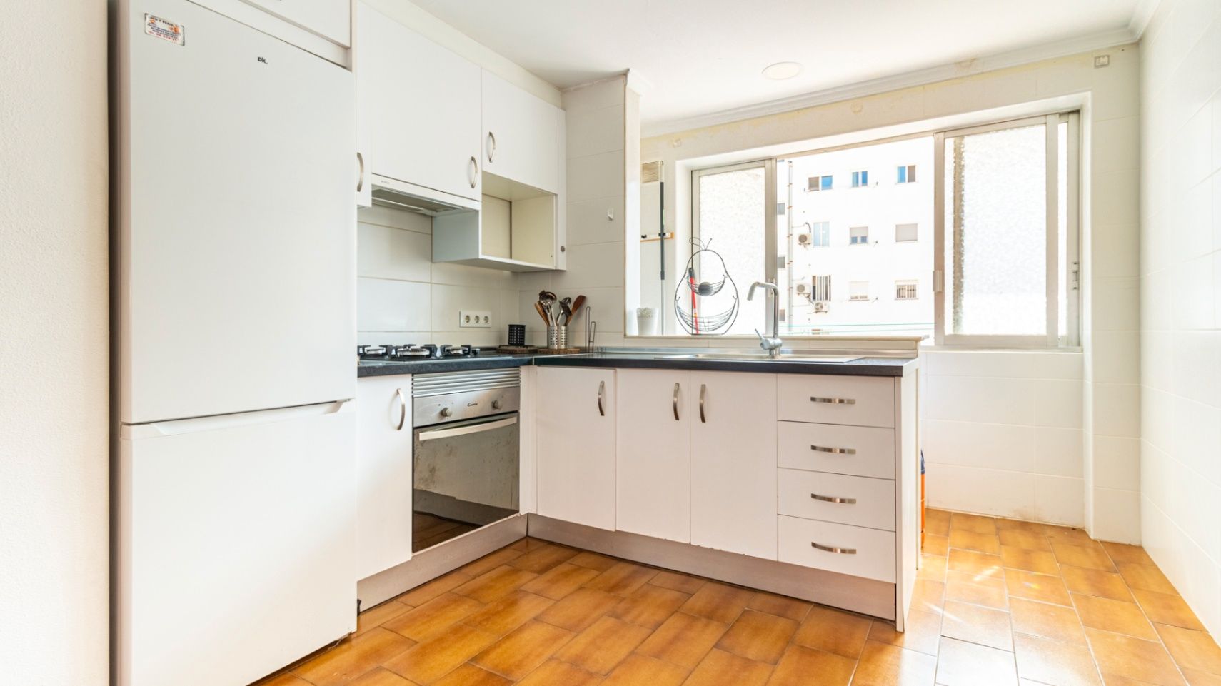 Kitchen of Flat for sale in Dénia  with Terrace, Furnished and Balcony
