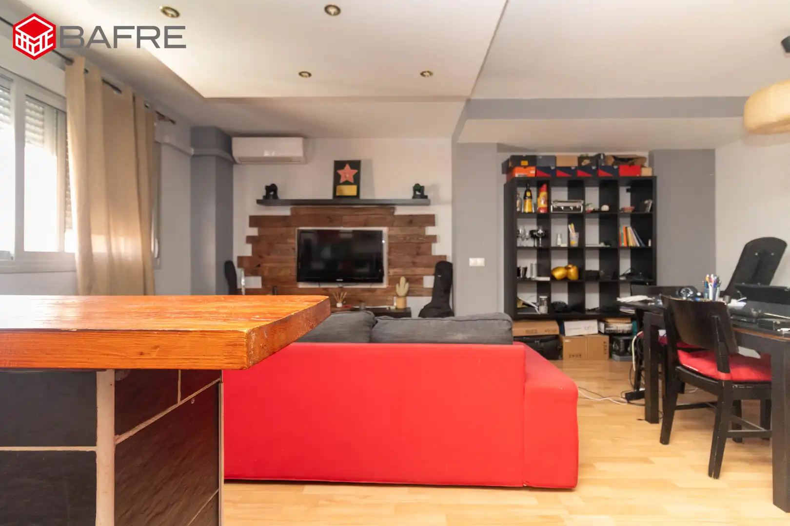 Living room of Flat for sale in Madrid  with Heating, Private garden and Storage room