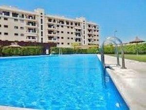 Swimming pool of Duplex to rent in El Puig de Santa Maria  with Air Conditioner, Heating and Terrace