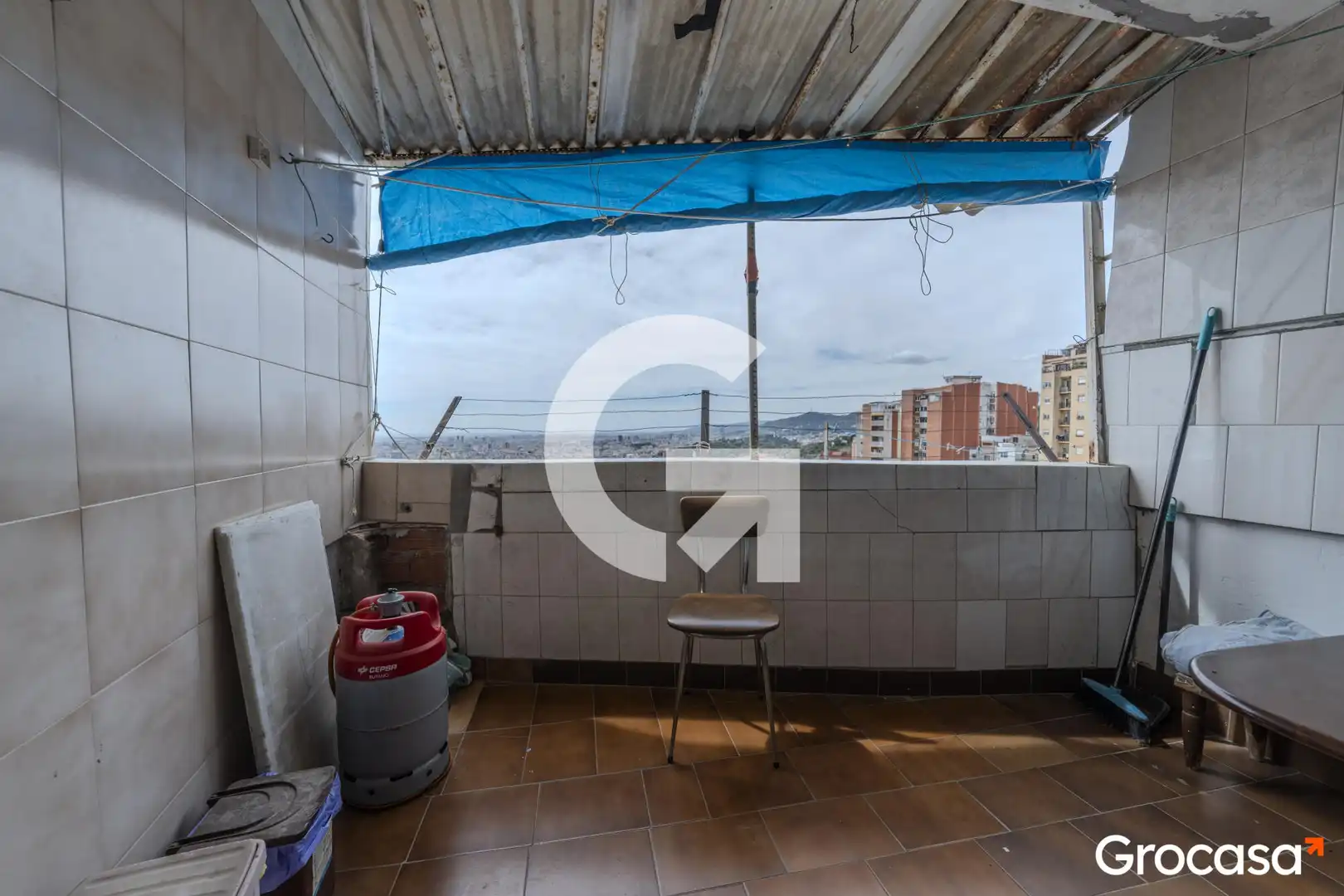 Balcony of Houses for sale in Barcelona  with Terrace and Balcony