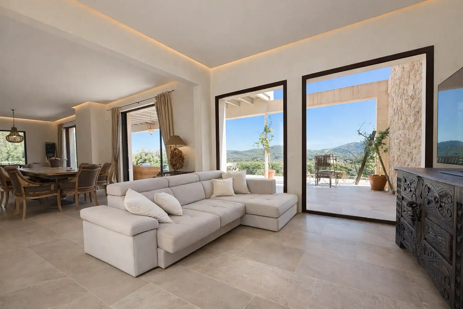 Living room of Country homes for sale in Artà  with Air Conditioner, Heating and Storage room
