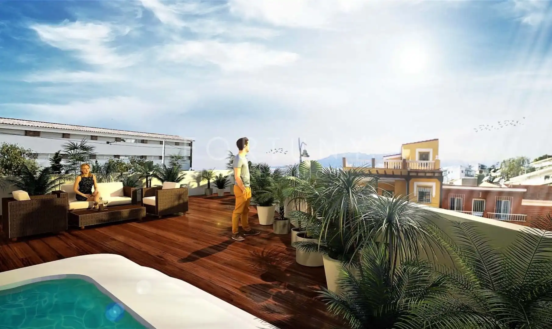 Terraza de Residencial en venta en Málaga