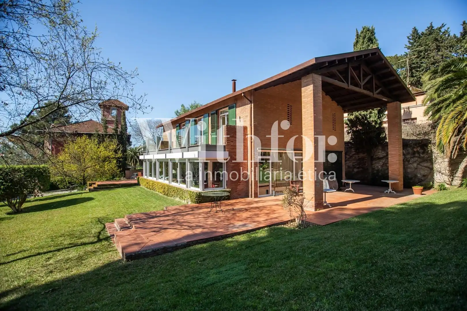 Garden of Houses for rent in Esplugues de Llobregat  with Air Conditioner, Heating and Private garden