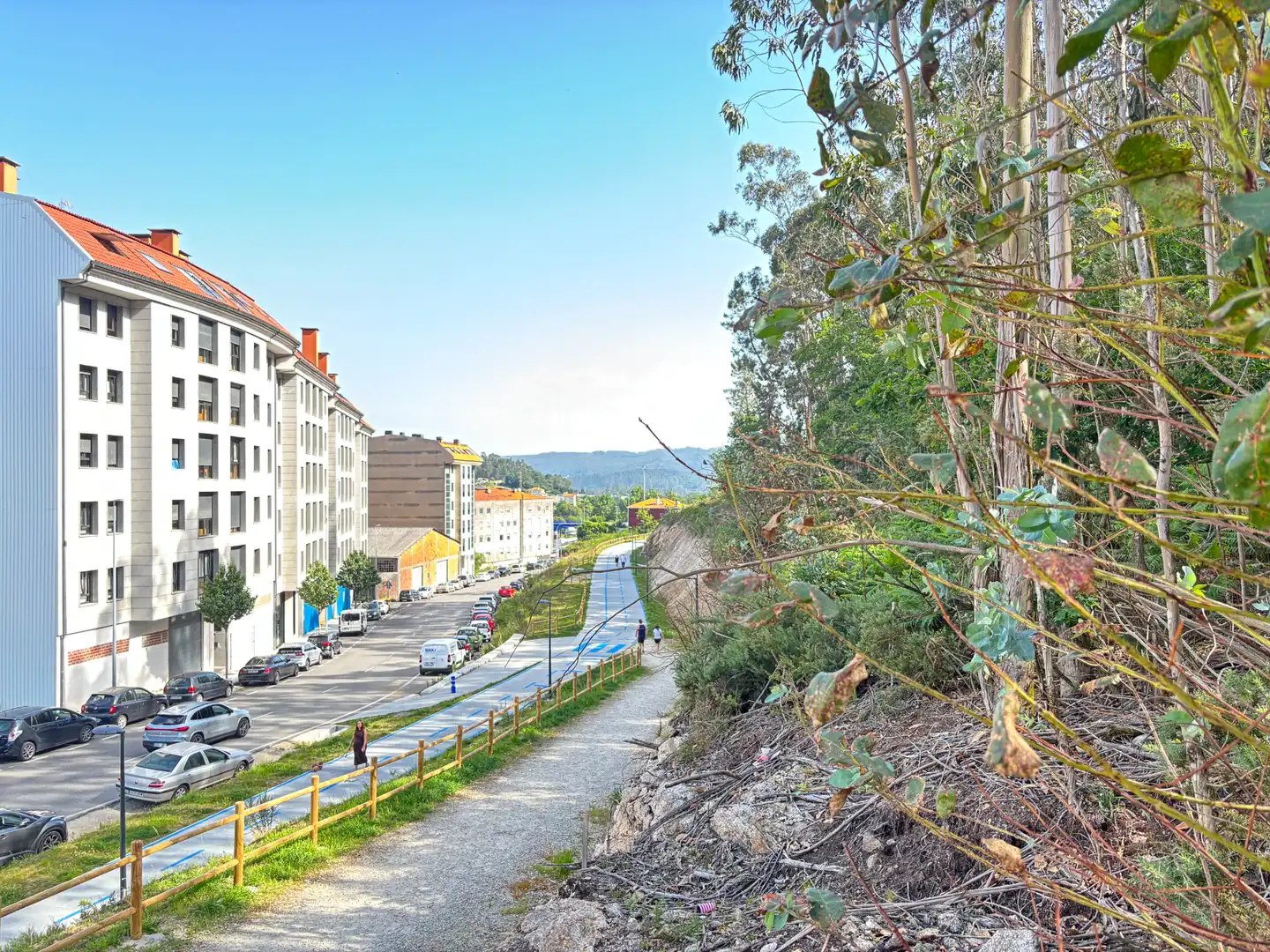 Vista exterior de Apartamento en venta en Ames con Calefacción, Trastero y Amueblado