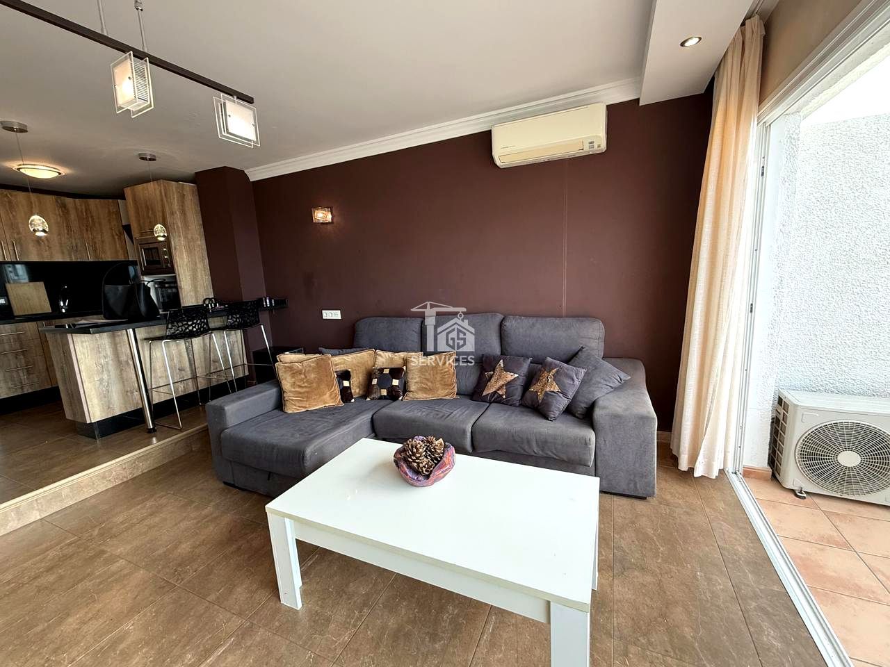 Living room of Flat for sale in Adeje  with Air Conditioner, Private garden and Terrace