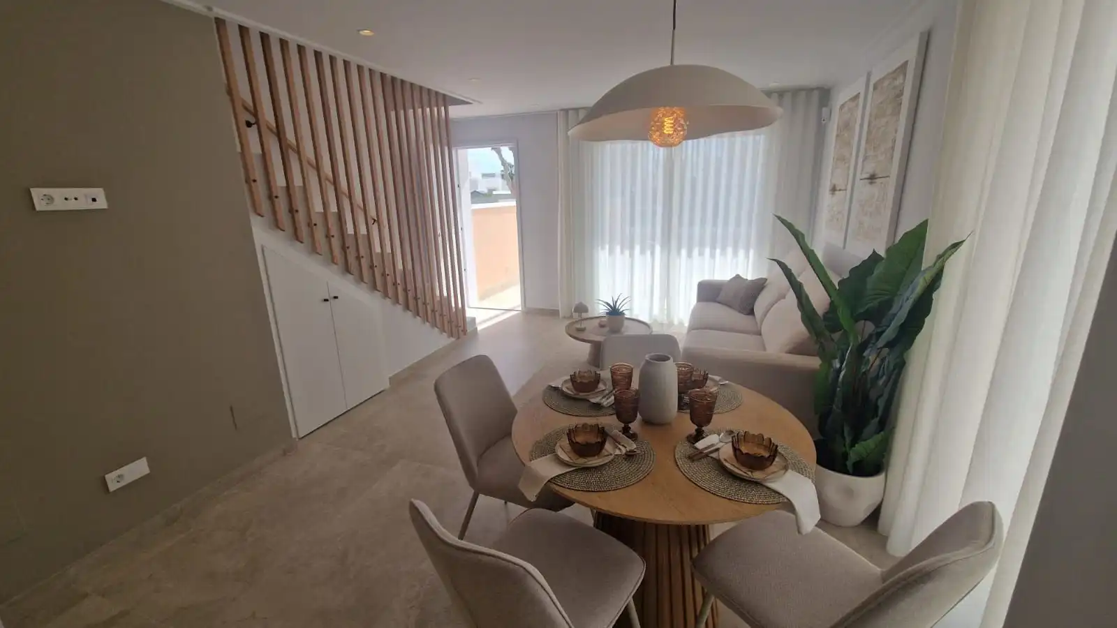 Comedor de Casa adosada en venta en Pilar de la Horadada con Calefacción, Jardín privado y Terraza