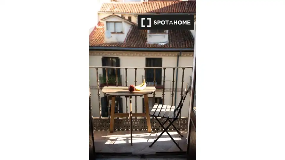 Terraza de Piso de alquiler en Madrid con Aire acondicionado, Calefacción y Amueblado