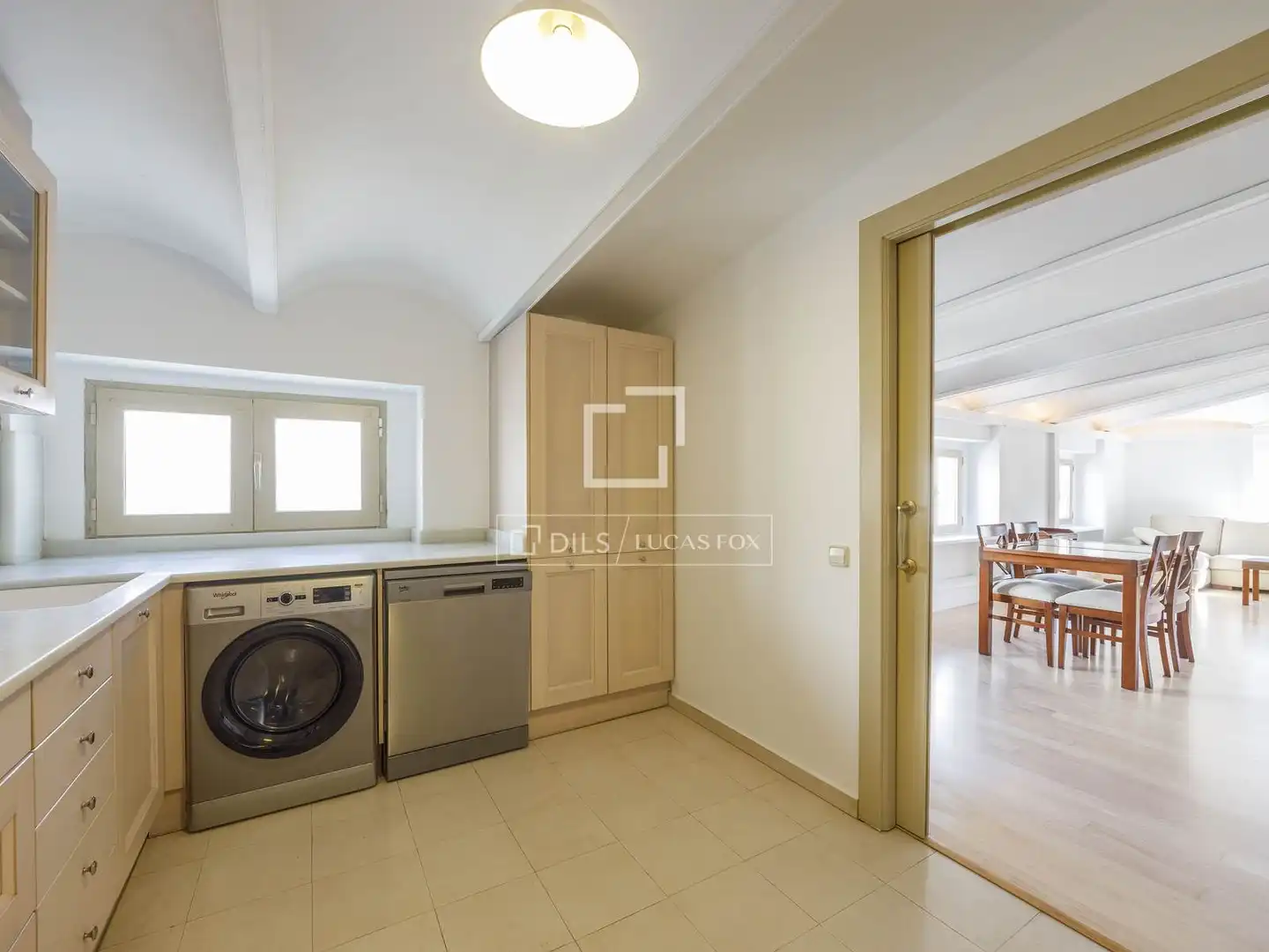 Cocina de Piso de alquiler en Valencia con Aire acondicionado, Calefacción y Parquet