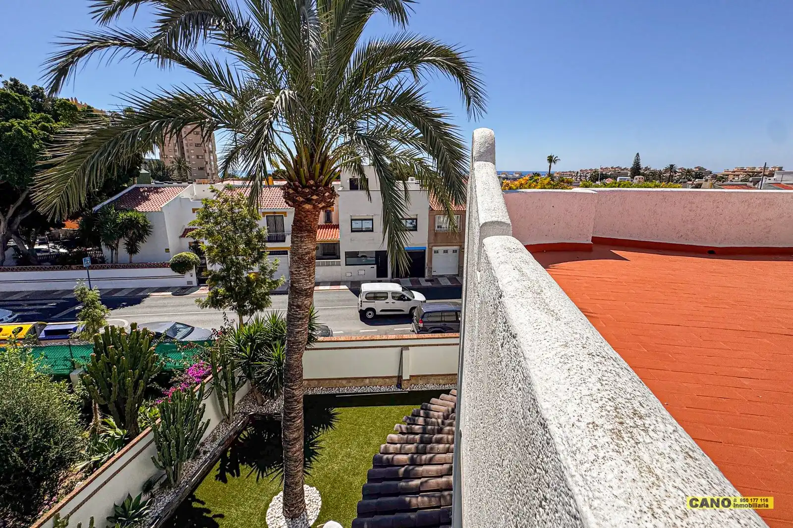Exterior view of Houses for sale in Roquetas de Mar  with Terrace, Storage room and Swimming Pool