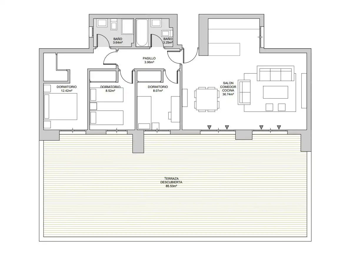 Penthouse with pool for sale in Las Lagunas, imagen 31