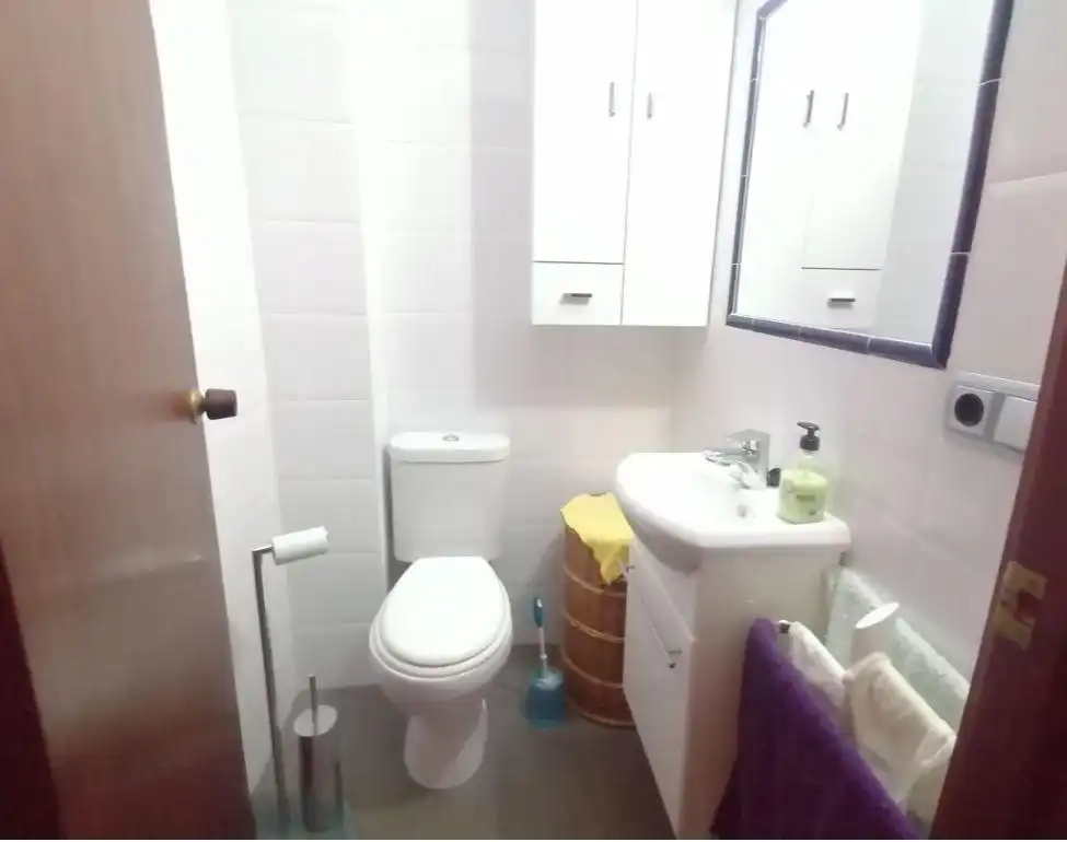 Bathroom of Flat for sale in Lorca  with Air Conditioner, Terrace and Furnished
