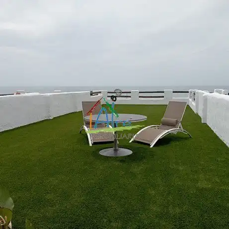 Terrasse von Einfamilien-Reihenhaus zur Miete in Almonte mit Klimaanlage und Terrasse