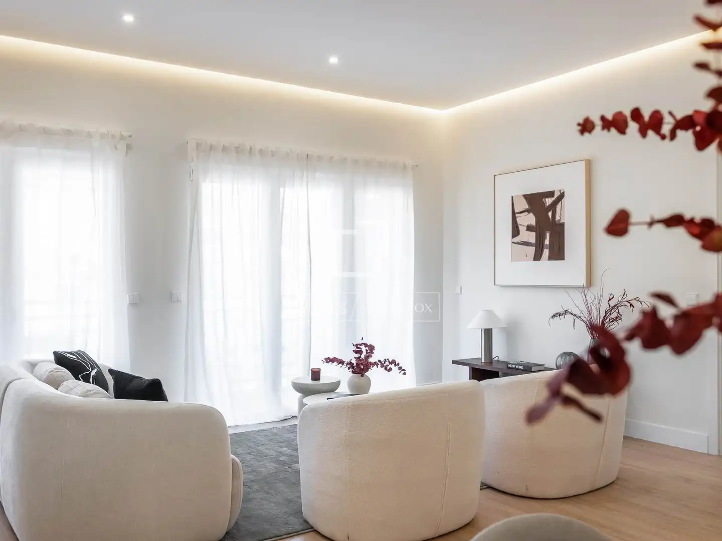Sala d'estar de Pis en venda en Madrid amb Aire condicionat i Calefacció