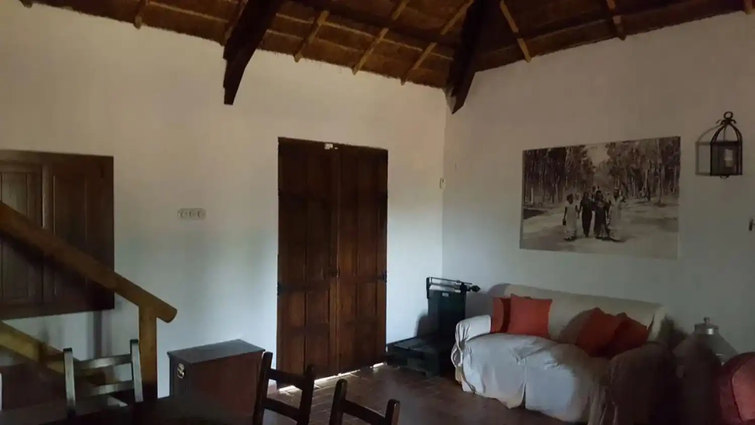 Sala d'estar de Finca rústica en venda en Villamanrique de la Condesa amb Jardí privat i Traster