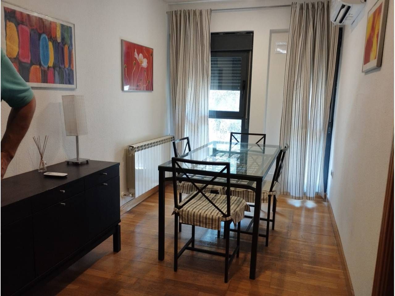 Dining room of Attic to rent in  Toledo Capital  with Air Conditioner, Heating and Parquet flooring