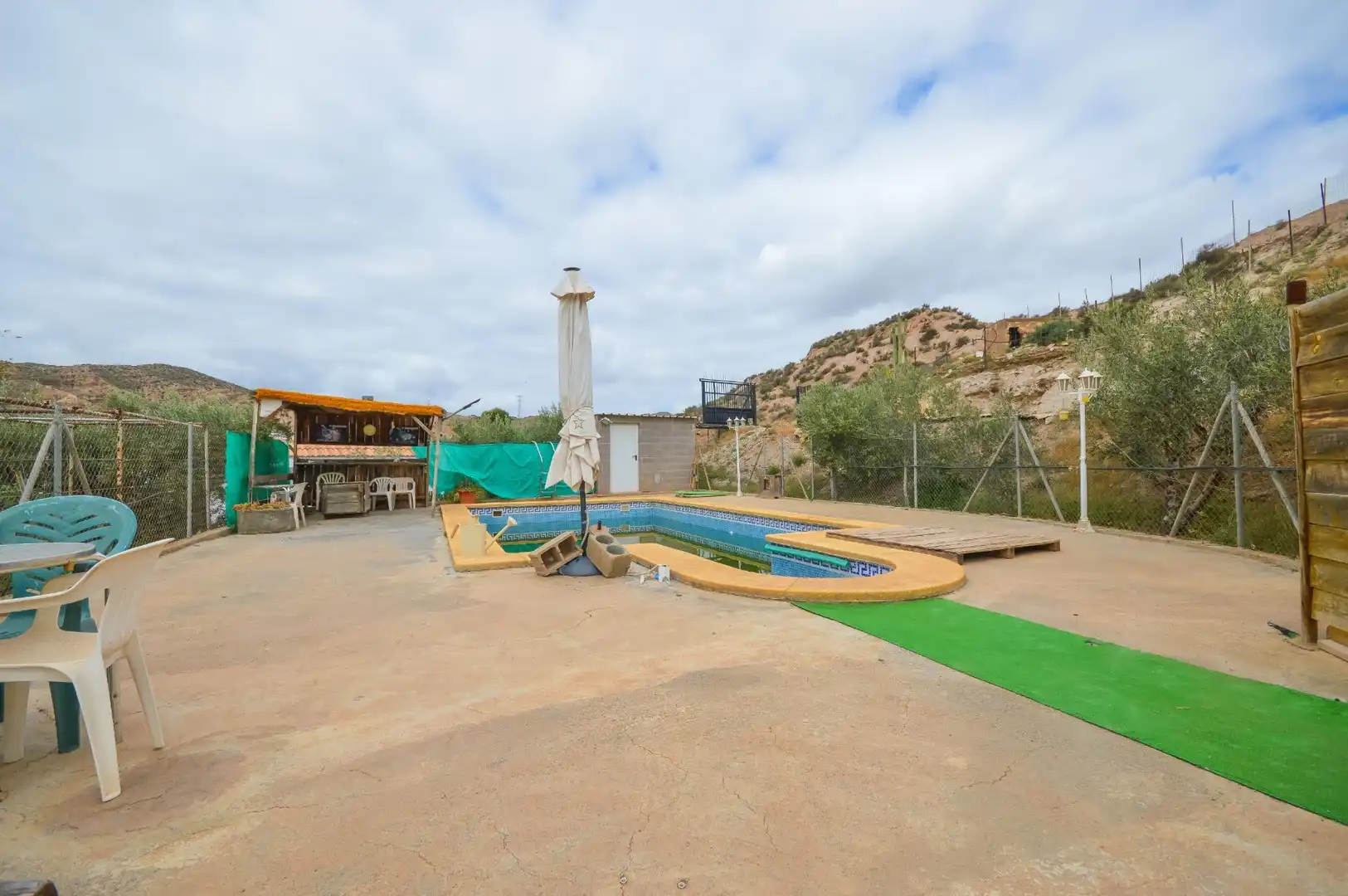 Swimming pool of Country homes for sale in Gádor  with Private garden, Terrace and Swimming Pool