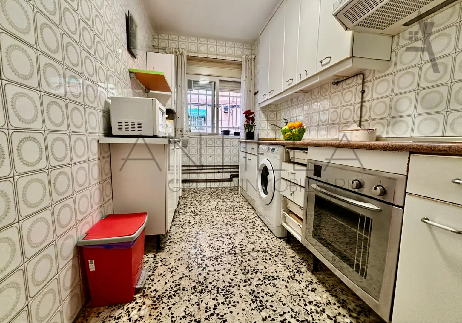 Kitchen of Flat for sale in Madrid  with Heating, Furnished and Alarm
