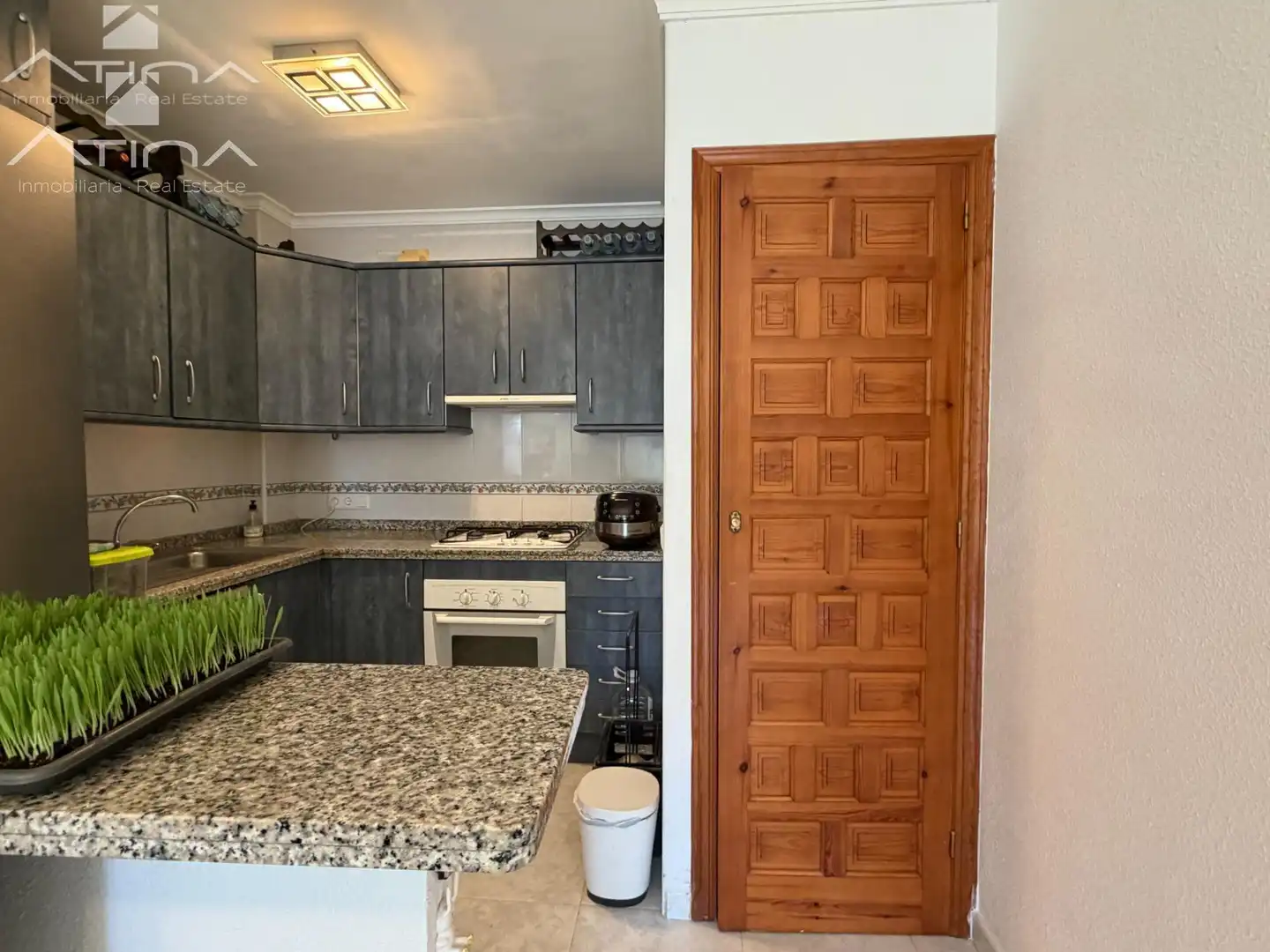 Cuina de Apartament en venda en Benitachell / El Poble Nou de Benitatxell amb Aire condicionat, Jardí privat i Terrassa
