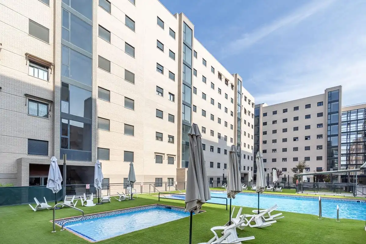Swimming pool of Flat for sale in Granada  with Heating, Terrace and Storage room