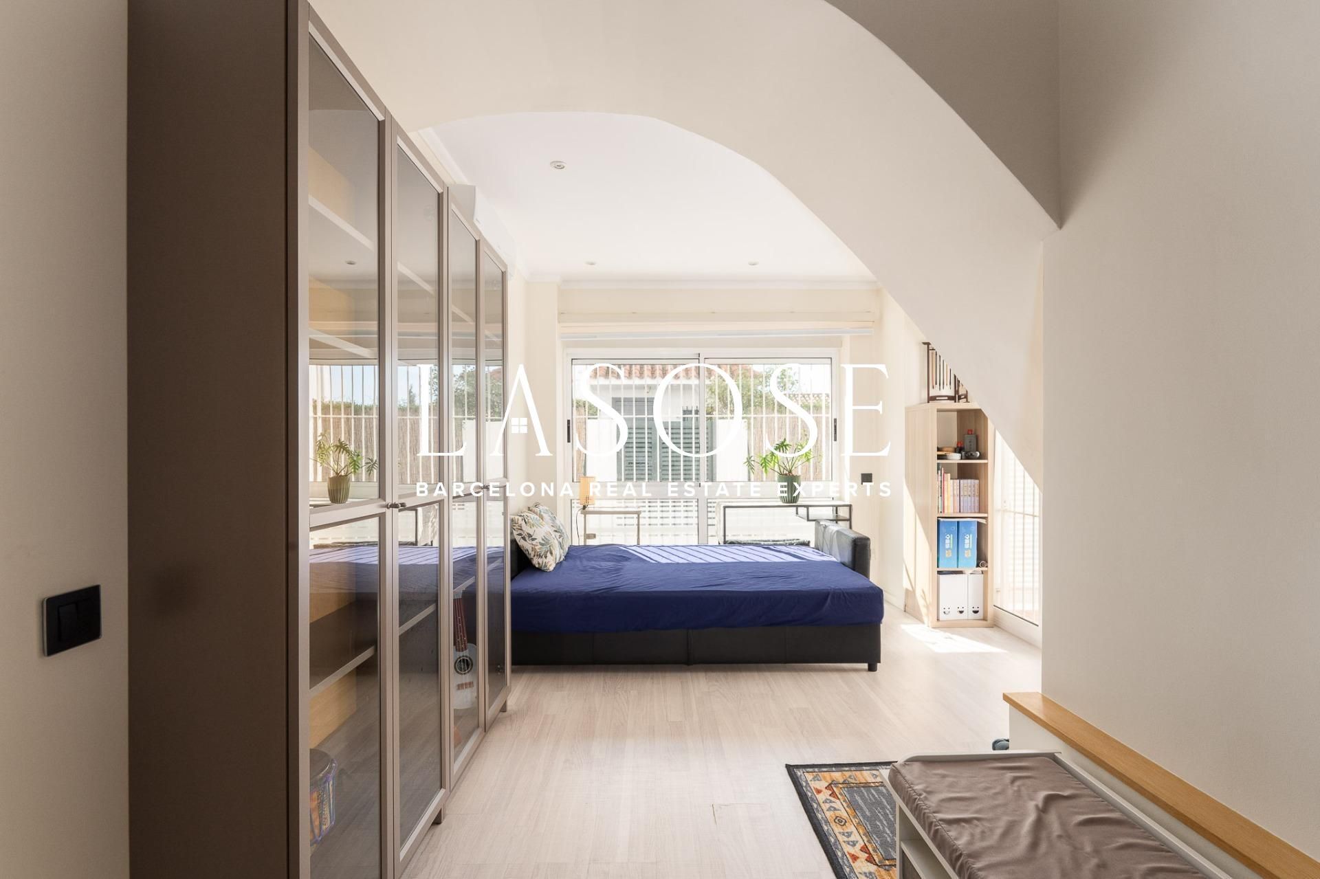 Bedroom of Loft to rent in  Barcelona Capital  with Air Conditioner, Private garden and Terrace