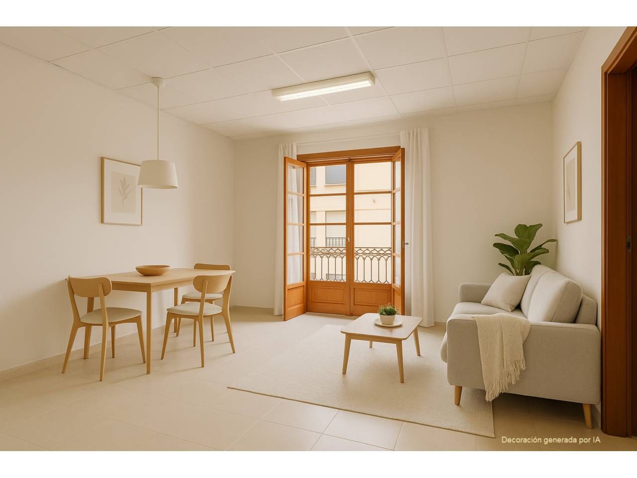 Living room of Flat for sale in  Valencia Capital  with Balcony