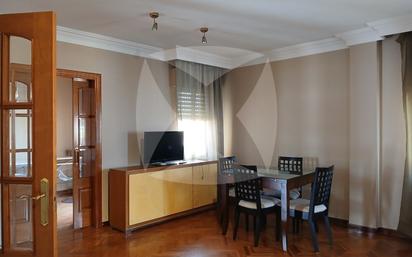 Living room of Flat for sale in Cáceres Capital  with Air Conditioner, Terrace and Furnished