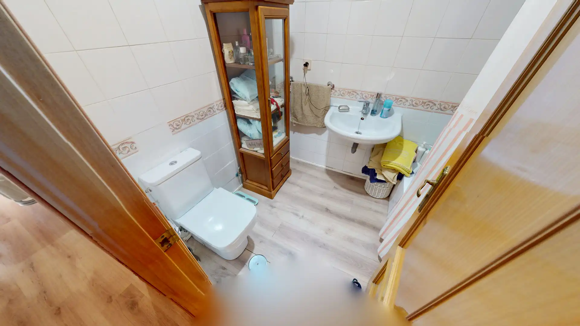 Badezimmer von Wohnung zum Verkauf in Sant Joan d'Alacant mit Klimaanlage und Ofen
