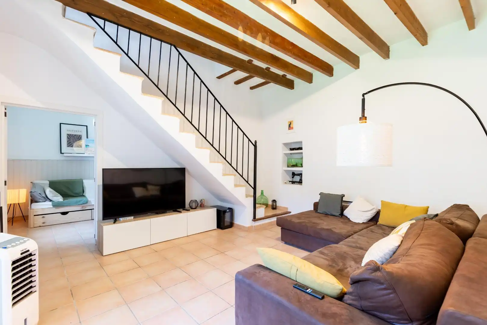 Sala de estar de Casa adosada en venta en Ariany con Aire acondicionado, Jardín privado y Terraza
