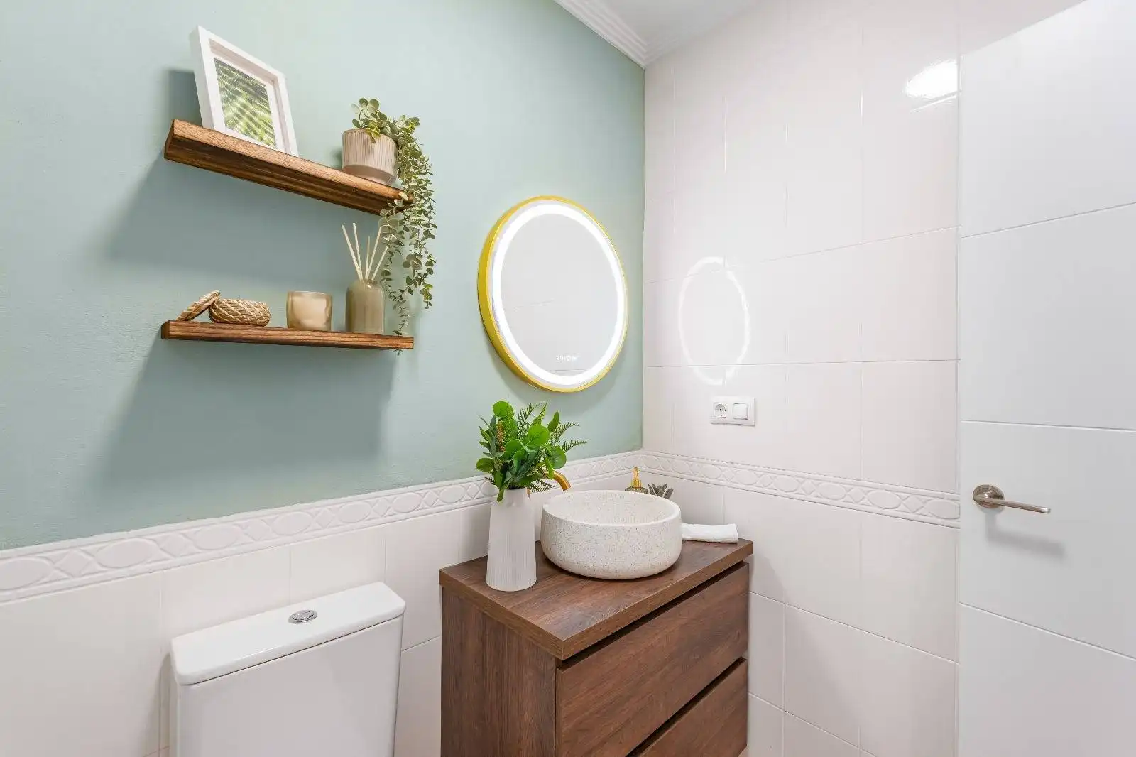 Baño de Apartamento en venta en Orihuela con Aire acondicionado, Calefacción y Jardín privado