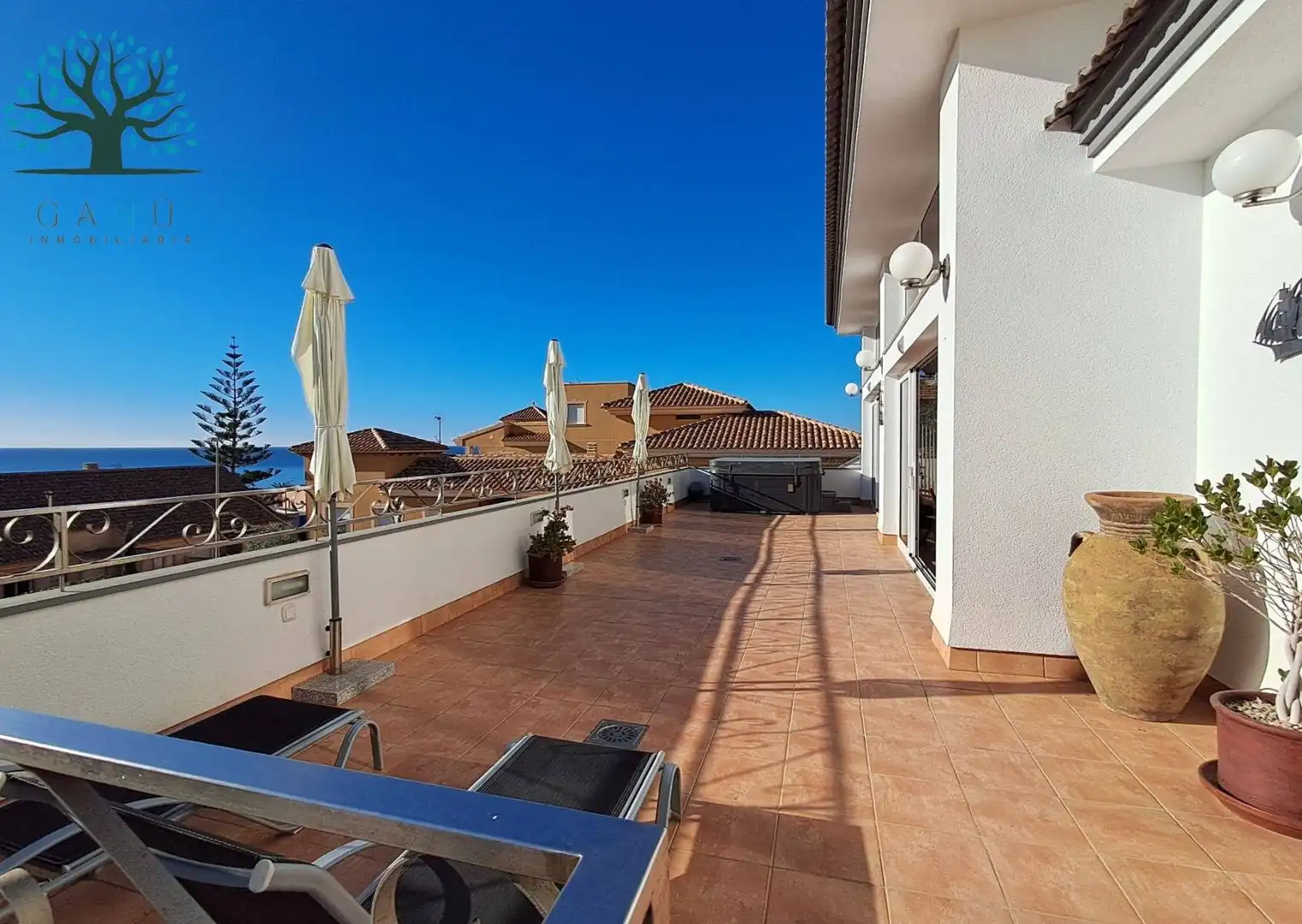 Terraza de Casa o chalet en venta en Cartagena con Aire acondicionado, Calefacción y Jardín privado